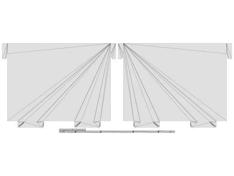 Point of Sale Cardboard Display Stand 3D Model