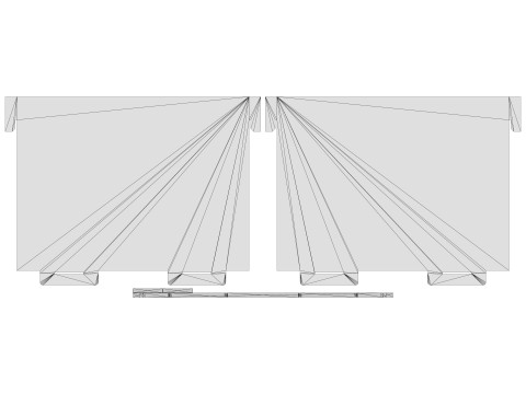 Point of Sale Cardboard Display Stand 3D Model