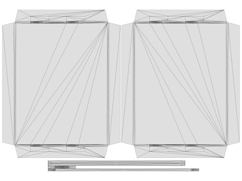 Point of Sale Cardboard Display Stand 3D Model