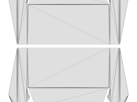 Point of Sale Cardboard Display Stand 3D 모델