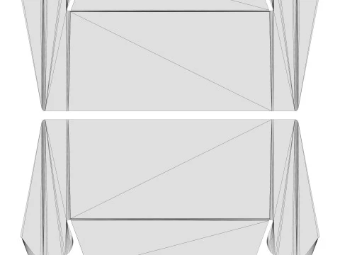 Point of Sale Cardboard Display Stand 3D Model