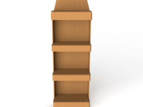 Point of Sale Cardboard Display Stand 3D 模型