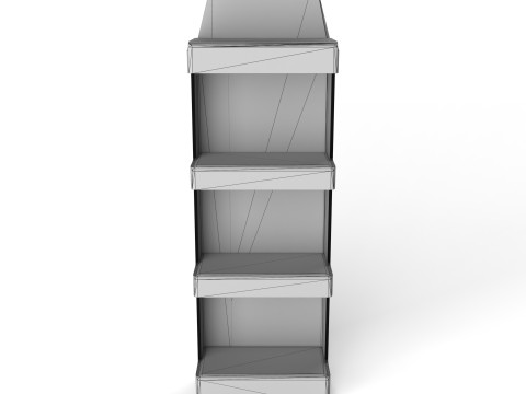 Point of Sale Cardboard Display Stand 3D 模型