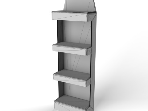 Point of Sale Cardboard Display Stand 3D 模型