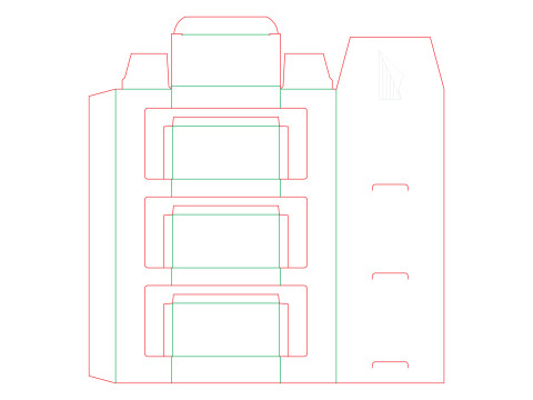 Point of Sale Cardboard Display Stand 3D 模型