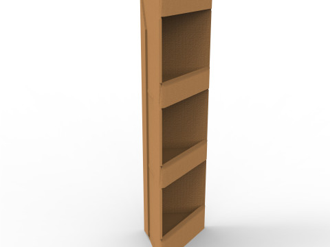 Point of Sale Cardboard Display Stand 3D-Modell