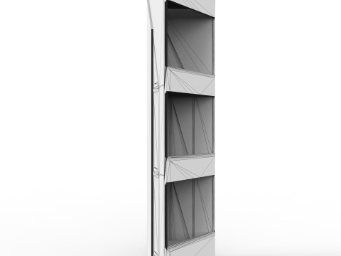 Point of Sale Cardboard Display Stand Modelo 3D