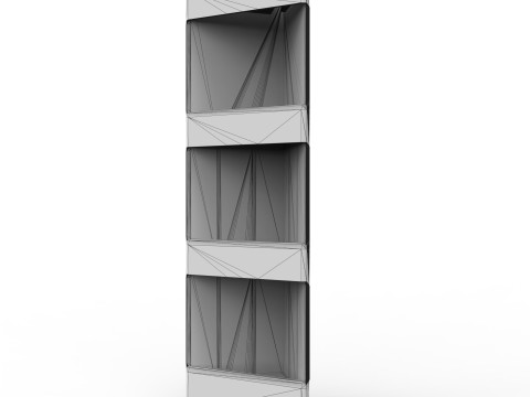 Point of Sale Cardboard Display Stand Modelo 3D