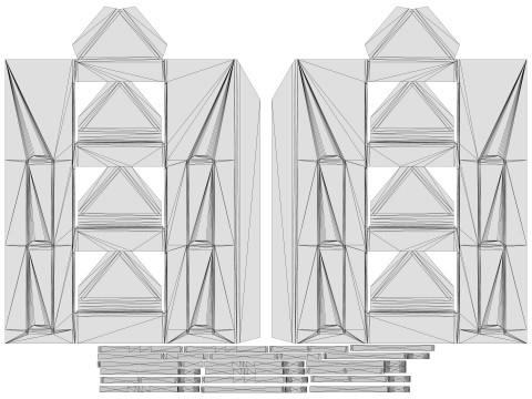 Point of Sale Cardboard Display Stand Modelo 3D
