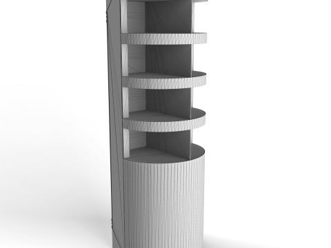 Point of Sale Cardboard Display Stand 3D Модель