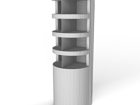 Point of Sale Cardboard Display Stand 3D Модель