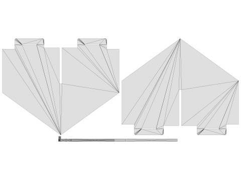 Point of Sale Cardboard Display Stand 3D Модель