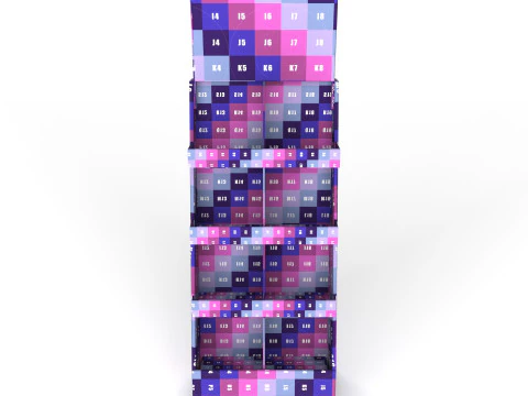 Point of Sale Cardboard Display Stand 3D Model