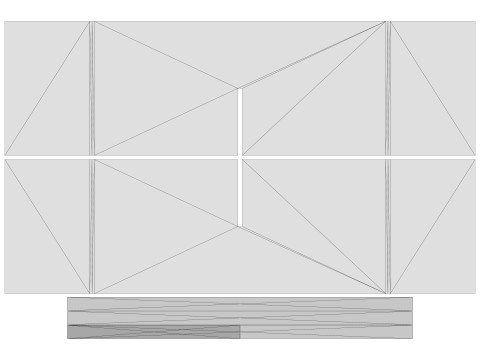 Point of Sale Cardboard Display Stand 3D Model