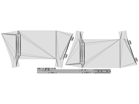 Point of Sale Cardboard Display Stand 3D Model