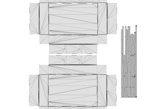 Point of Sale Cardboard Display Stand 3D Model