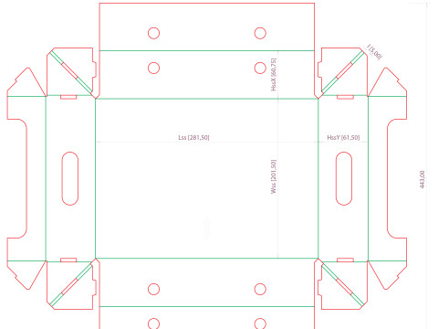 Cardboard Retail Display Tray for Product Packaging Merchandise 3D Model