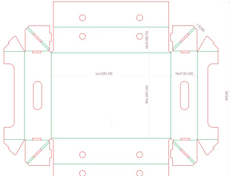 Cardboard Retail Display Tray for Product Packaging Merchandise 3D Model
