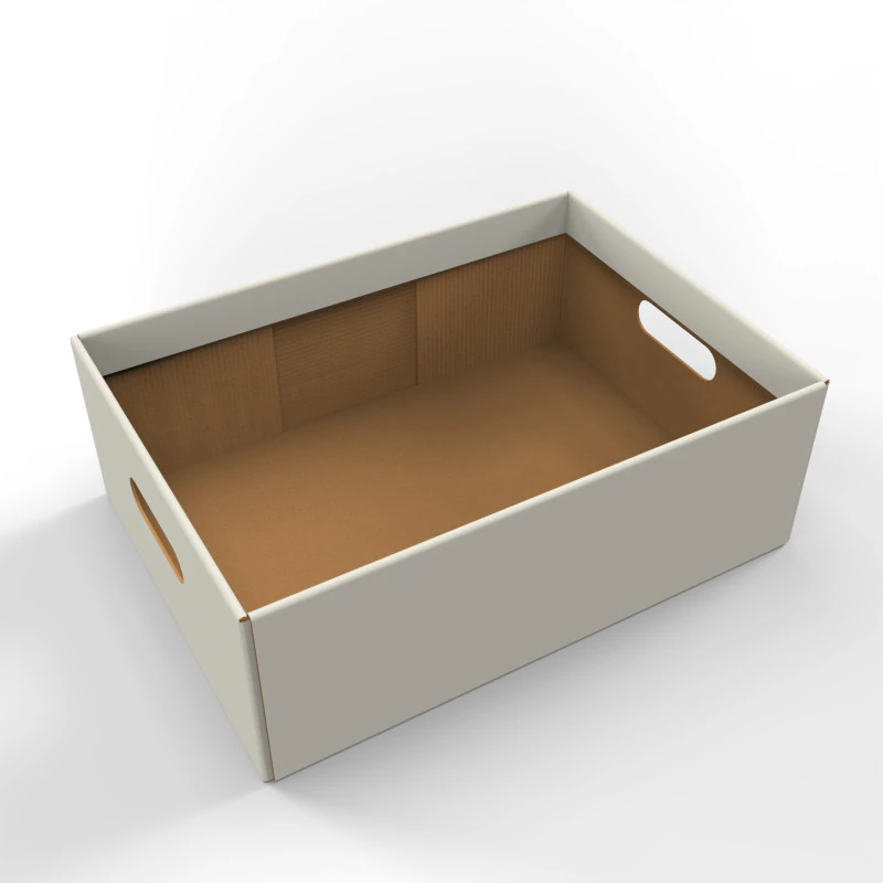 Cardboard Retail Display Tray for Product Packaging Merchandise 3D Model .c4d .max .obj .3ds .fbx .stl .blend 