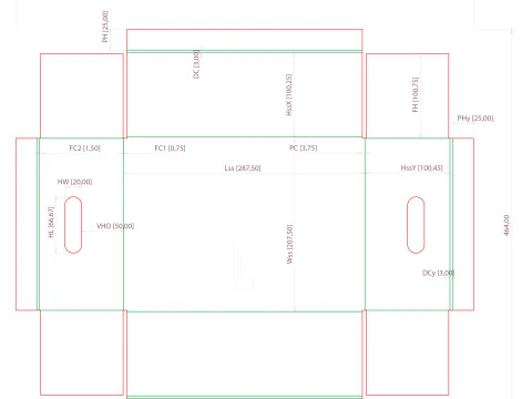 Cardboard Retail Display Tray for Product Packaging Merchandise 3D Model