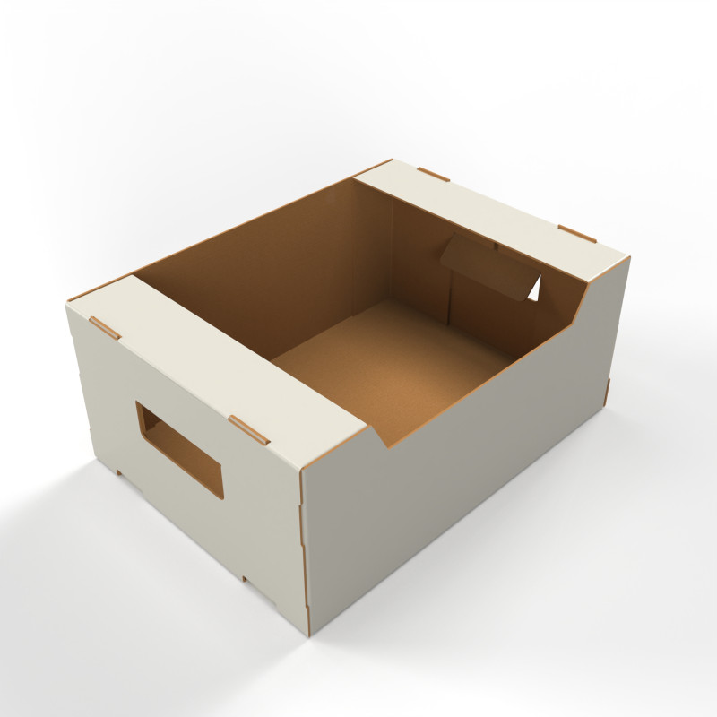 Cardboard Retail Display Tray for Product Packaging Merchandise 3D 모델 .c4d .max .obj .3ds .fbx .stl .blend