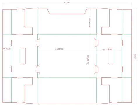 Cardboard Retail Display Tray for Product Packaging Merchandise 3D Model