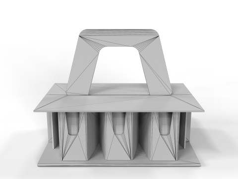 Cardboard Egg Holder Box for Safe Packaging and Retail Display 3D Model