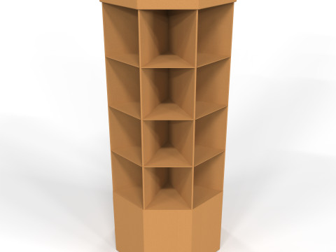 Point of Sale Cardboard Display Stand 3Dモデル