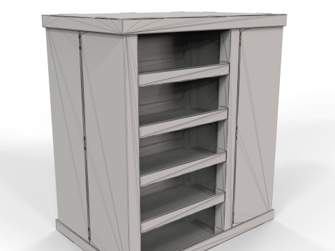 Point of Sale Cardboard Display Stand 3D-Modell