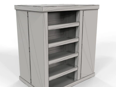 Point of Sale Cardboard Display Stand 3D Model