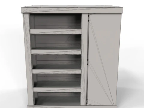 Point of Sale Cardboard Display Stand 3D Model