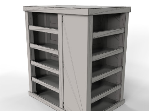 Point of Sale Cardboard Display Stand 3D-Modell