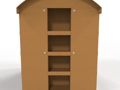 Point of Sale Cardboard Display Stand Modelo 3D