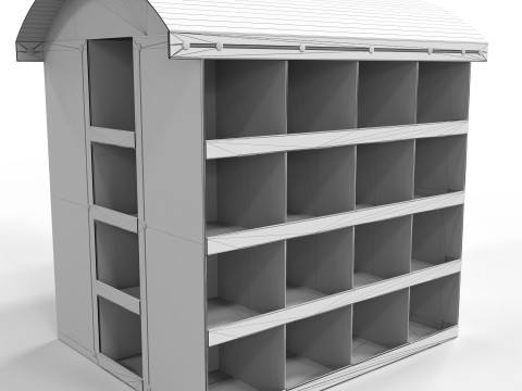Point of Sale Cardboard Display Stand Modelo 3D