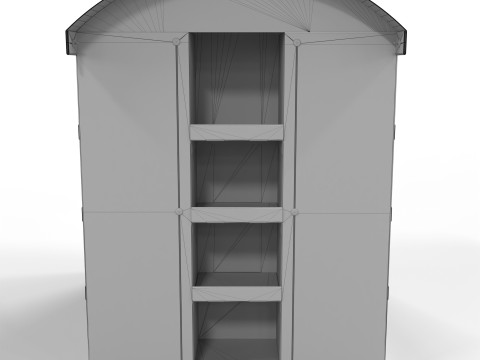 Point of Sale Cardboard Display Stand Modelo 3D