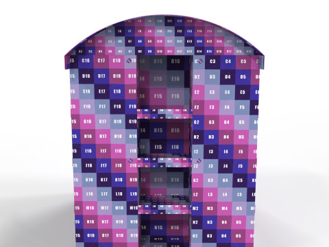 Point of Sale Cardboard Display Stand Modelo 3D