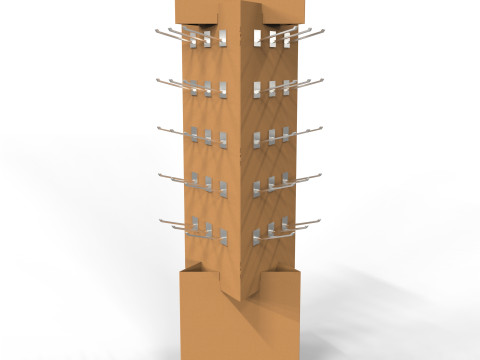 Point of Sale Cardboard Display Stand 3Dモデル