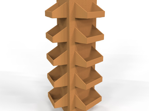 Point of Sale Cardboard Display Stand 3Dモデル