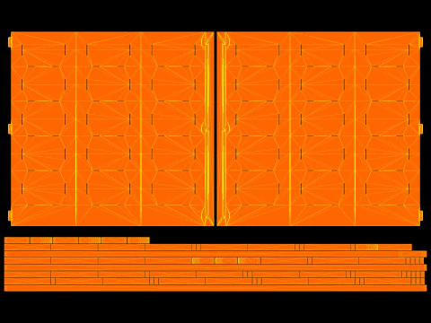 Point of Sale Cardboard Display Stand 3D Model