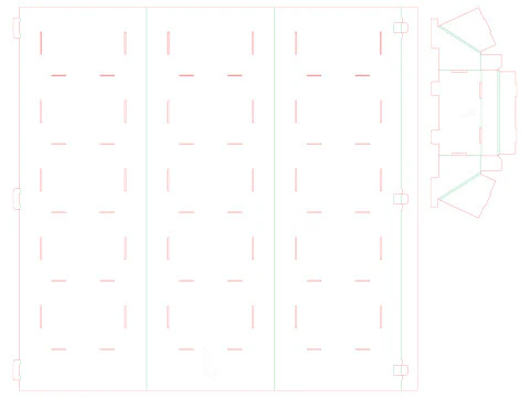Point of Sale Cardboard Display Stand 3D Model