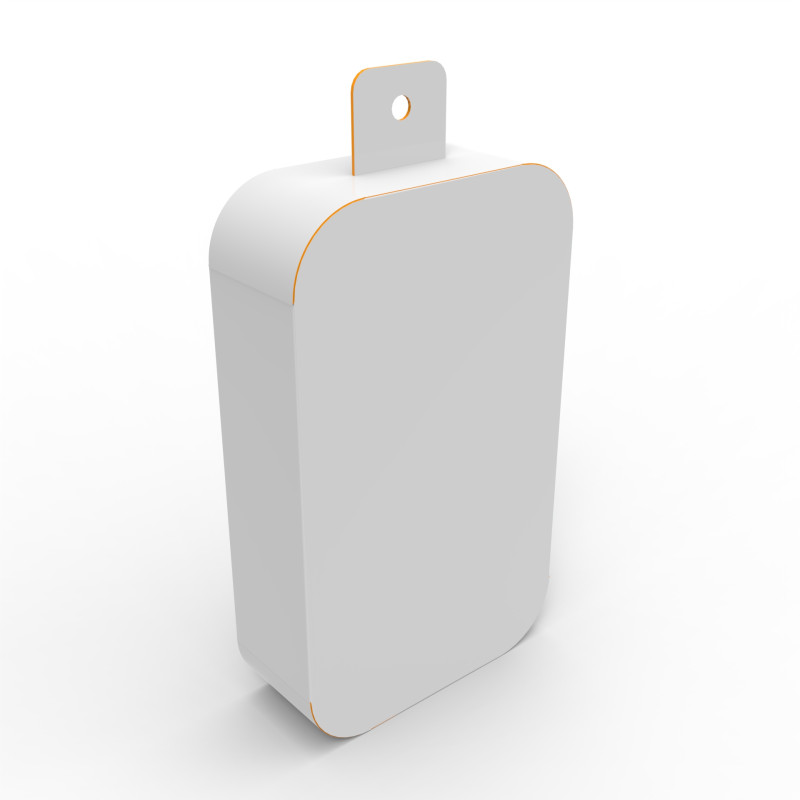 Pillow Pack Packaging Box with Hanger Hole 3D Model .c4d .max .obj .3ds .fbx .stl .blend 