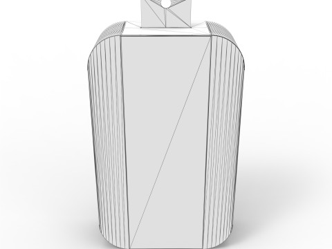 Pillow Pack Packaging Box with Hanger Hole 3D Model