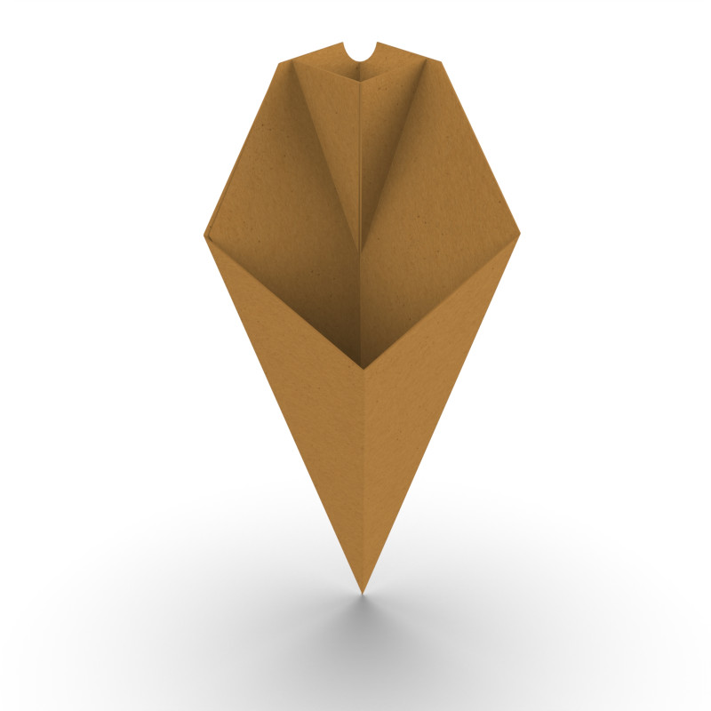 Crafted Takeaway Container for Food Packaging Design Model 3D .c4d .max .obj .3ds .fbx .stl .blend 