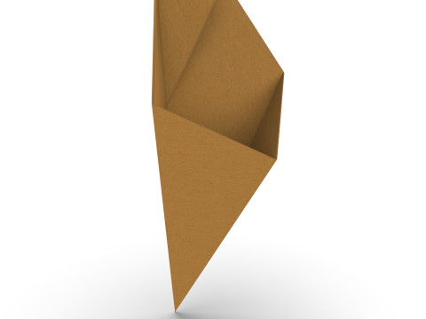 Crafted Takeaway Container for Food Packaging Design Model 3D