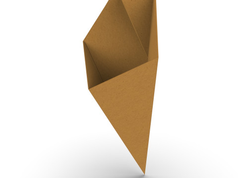 Crafted Takeaway Container for Food Packaging Design Model 3D
