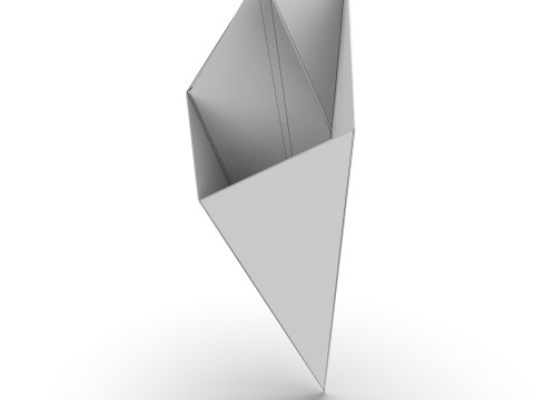 Crafted Takeaway Container for Food Packaging Design Model 3D