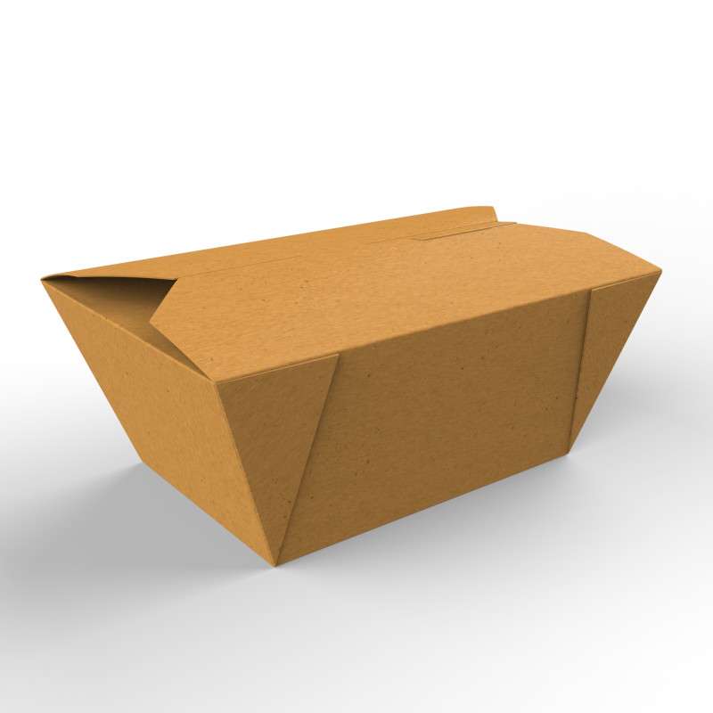 Crafted Takeaway Container for Food Packaging Design 3D 模型 .c4d .max .obj .3ds .fbx .stl .blend 