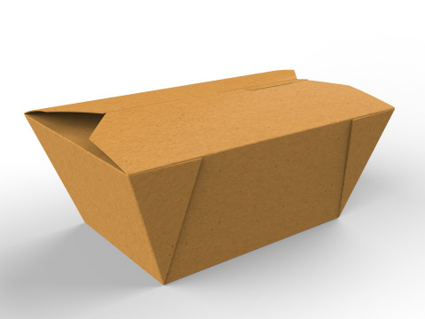 Crafted Takeaway Container for Food Packaging Design 3Dモデル