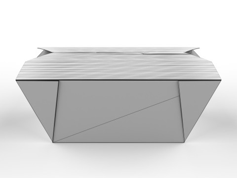 Crafted Takeaway Container for Food Packaging Design 3D 模型