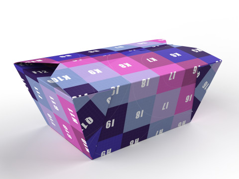 Crafted Takeaway Container for Food Packaging Design 3D 模型